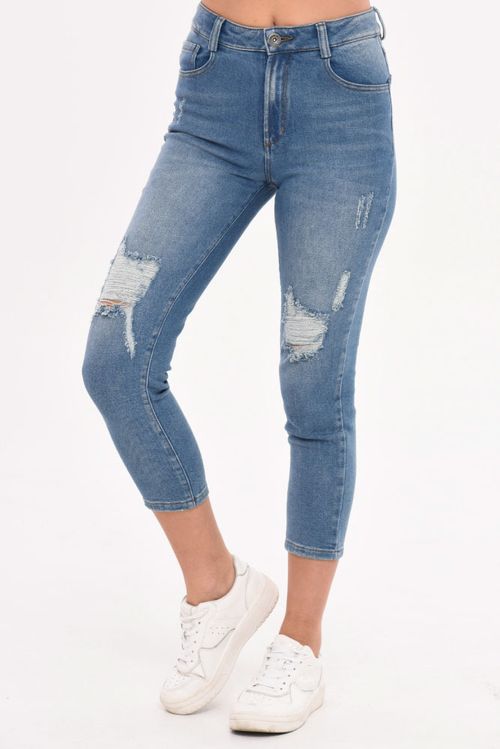 JEANS MOM TONO MEDIO