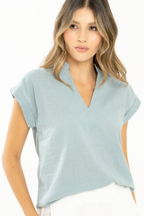 BLUSA COTTON DOBBY