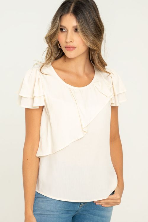 BLUSA BOLERO MANGA CORTA