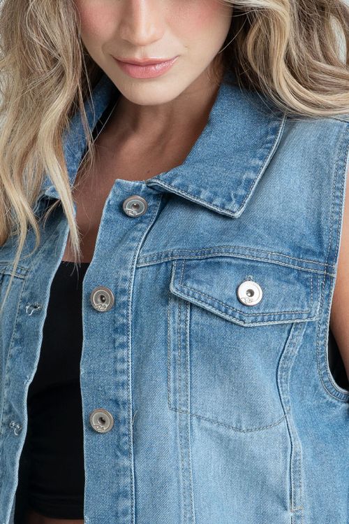 CHALECO DENIM